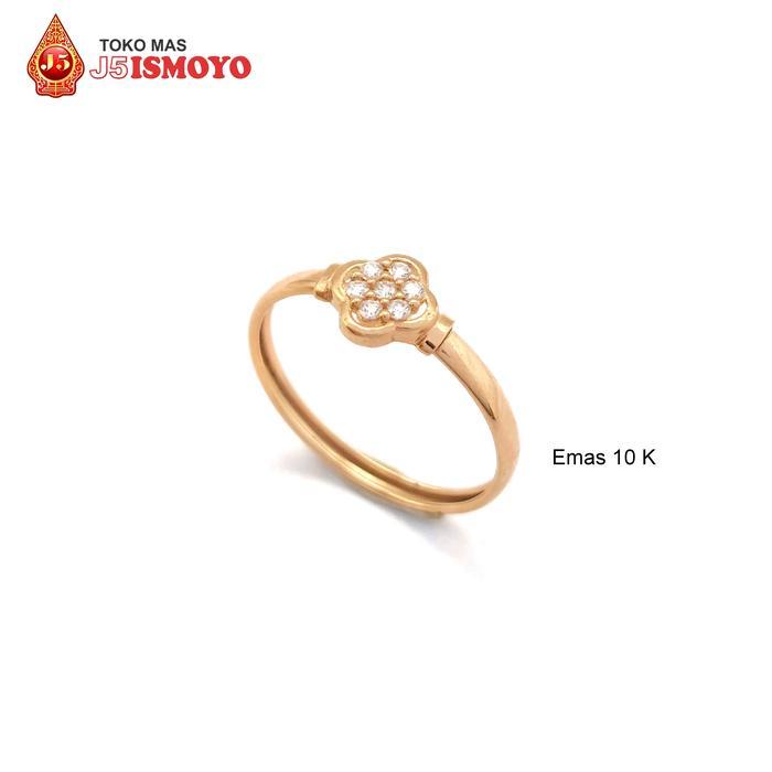 Cincin Emas Mas Model Fleurine J5 Ismoyo