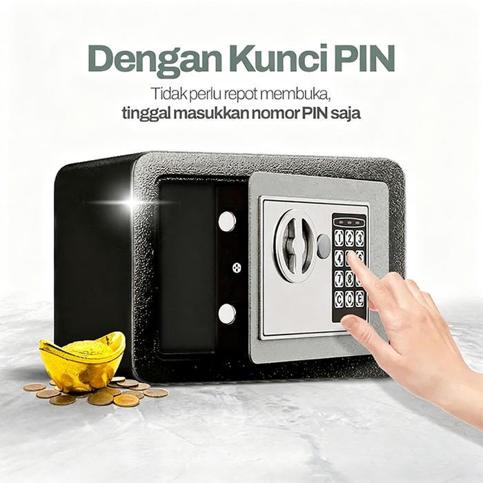 Brankas Mini Brankas Uang Dan Emas Brankas Kecil Brankas Mini Password Brankas Uang Full Plat Besi