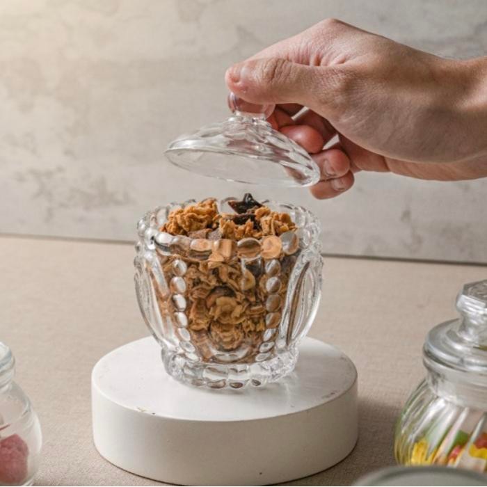 Toples Kaca Kue Kering Unik Lebaran Idul Fitri Ramadhan Tempat Permen