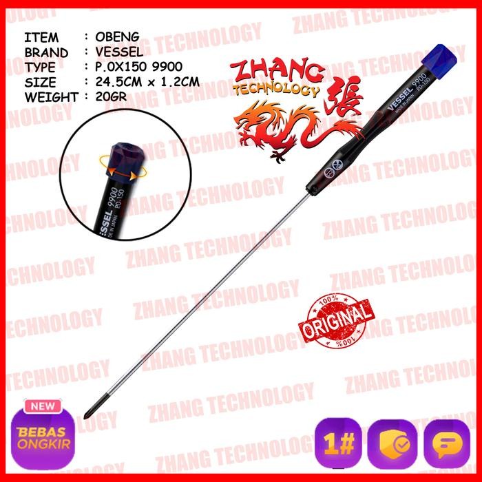 Mantab Obeng Vessel 9900 + Plus Obeng Laptop Hp Handphone Android Ori Japan Terlariss 