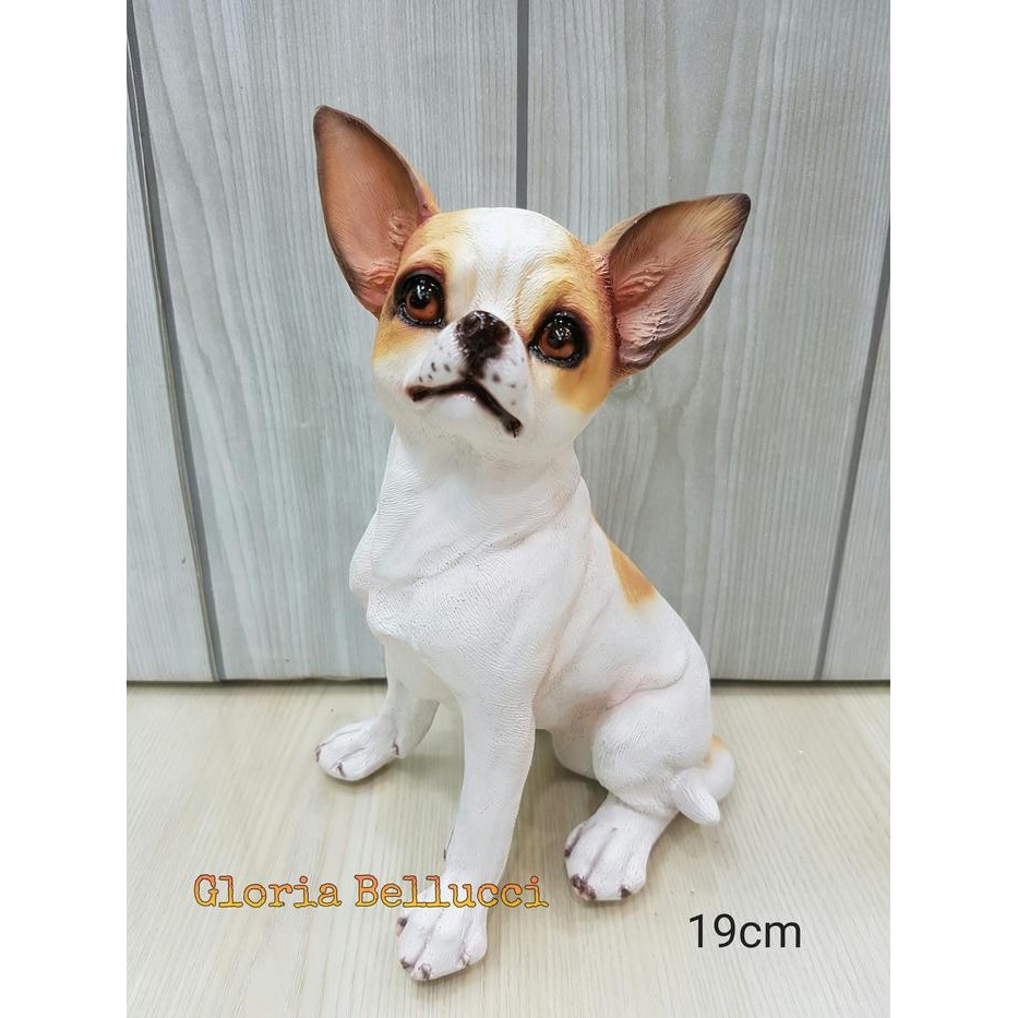 Ready PATUNG PAJANGAN MINIATUR ANJING CIHUAHUA PETSHOP