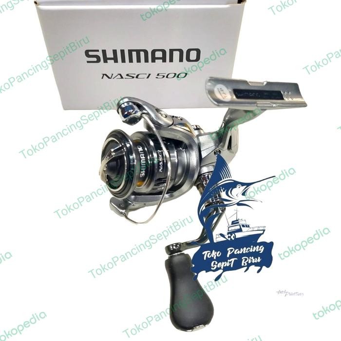 Reel Spinning SHIMANO NASCI 500 POWER HANDLE NEW 2021