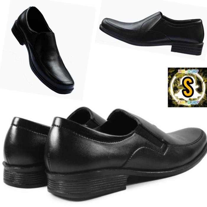 sepatu pantofel pria semi kulit ,sepatu pantofel pria casual