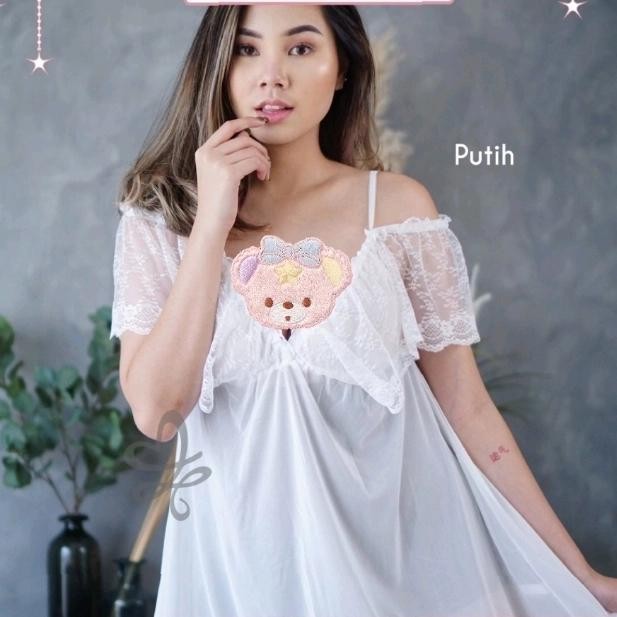 Paling Laris Lingeries Sexy Sabrina Tipis Transparan All Size Baju Tidur Jumbo Terlariss 