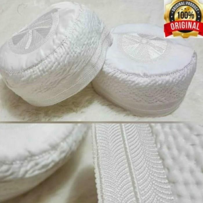 ASLI Peci/kopiah MADINAH asli ginal/Kopiah bugis ARAB SAUDI READY STOCK