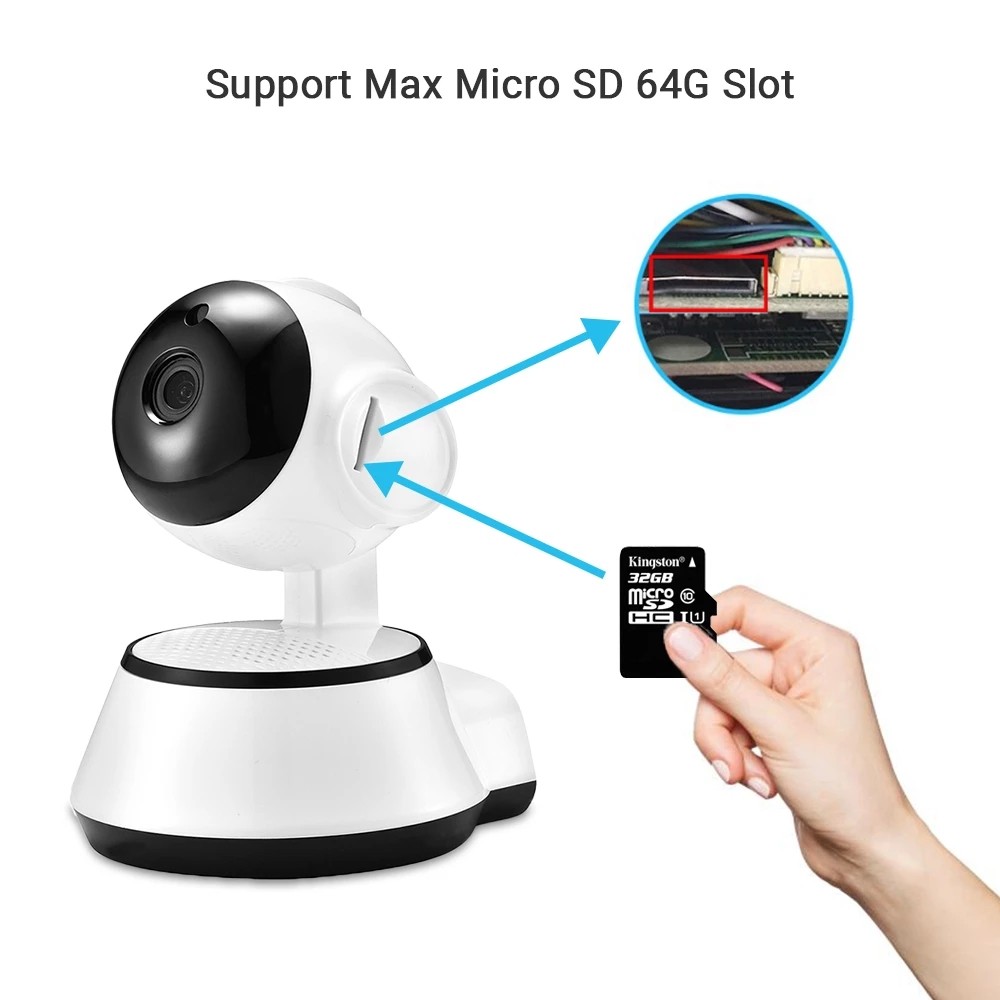IP Camera V380 Pro HD Cloud Smart Surveillance Home Wireless Intelligent Auto Tracking Of Human