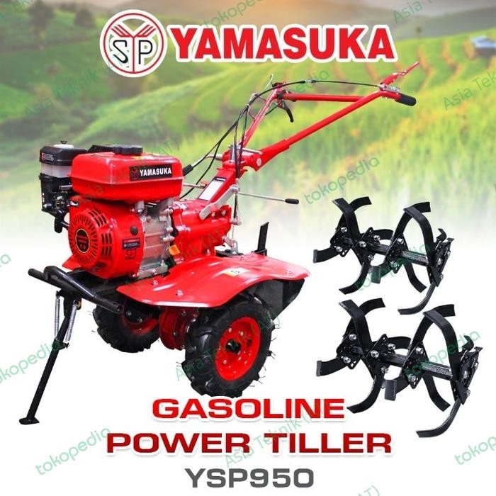 Mesin Bajak Sawah Mini Traktor Tiller  Cultivator Mini Yamasuka YSP950