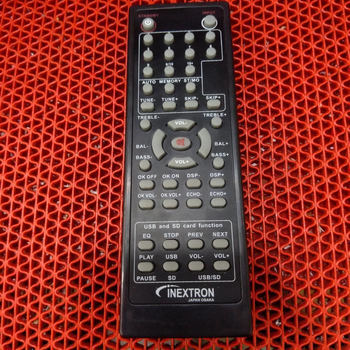 Terlaris Remot DVD INEXTRON JAPAN OSAKA,USB,PLAY,TREBLE,AUTO ORIGINAL ASLI SALE