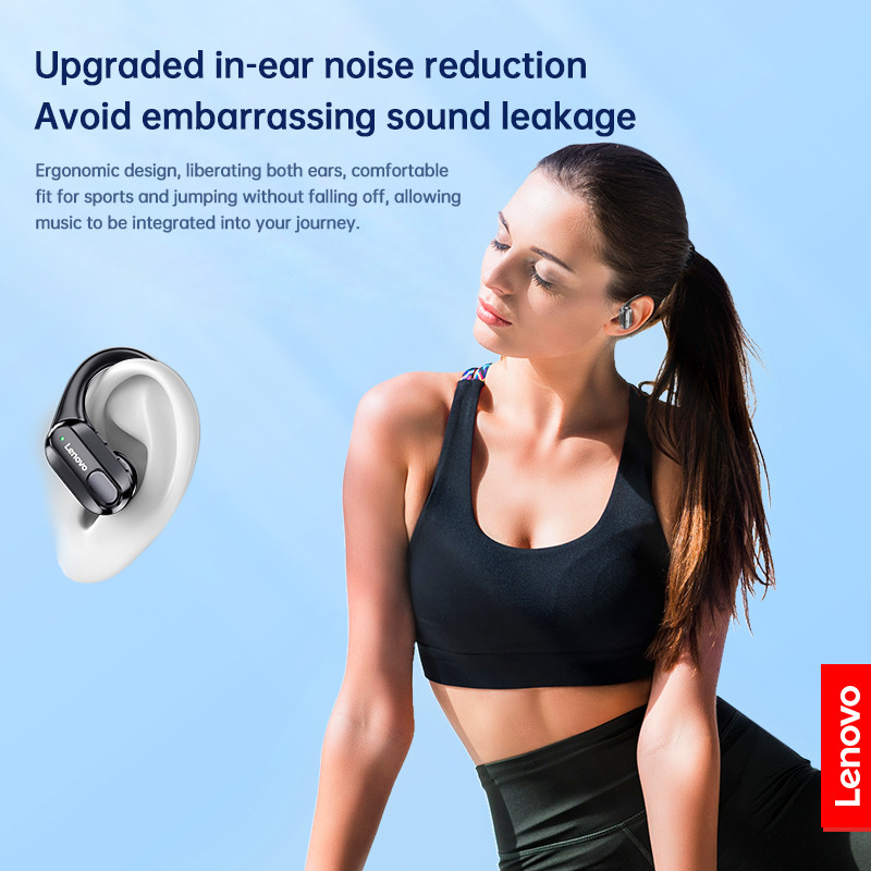Original Lenovo XT80 Sports Wireless Earphones with Mics, LED Power Display,Hifi Stereo Sound