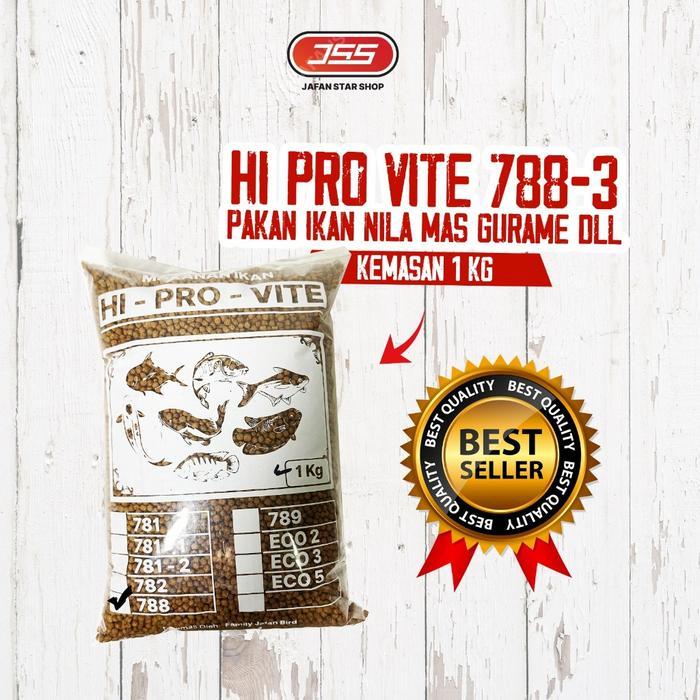 Pakan Ikan 788 1 KG Pakan ikan mas Nila Gurame kemasan Premium