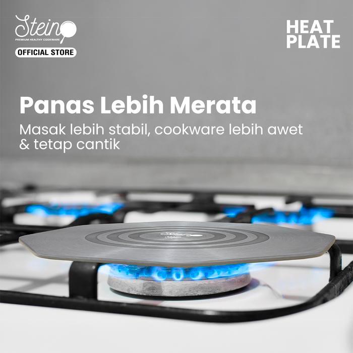 Stein Heat Plate - Plat Alas Tatakan Panci Anti-Gosong/Hitam Pada Panci 22Cm