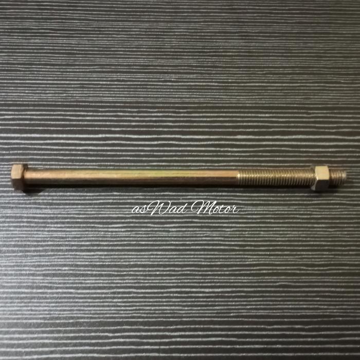 BAUT MUR KUNING M8X150MM UNIVERSAL / BAUT MUR PANJANG 15 CM BAUT KUNCI 12 MUR KUNCI 12 UNIVERSAL