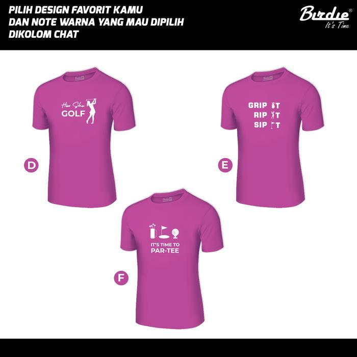 Sale Kaos Distro Female Golf Premium Quality Cotton Combed Original Birdie 2