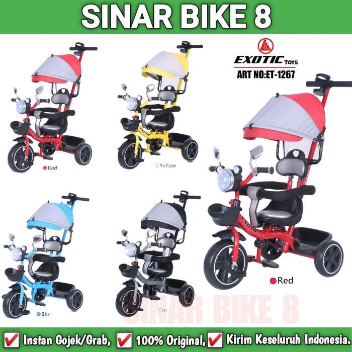 Sepeda Roda Tiga Anak Tricycle Exotic Et-1267 Musik