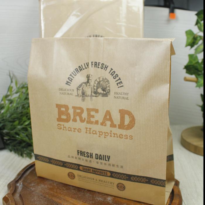 Paper bag snack kantong kertas roti makanan take a way motif