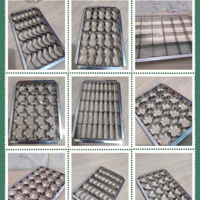 Cetakan Kue Kering Motif kacang / bulat / sabit / pisang / mangga