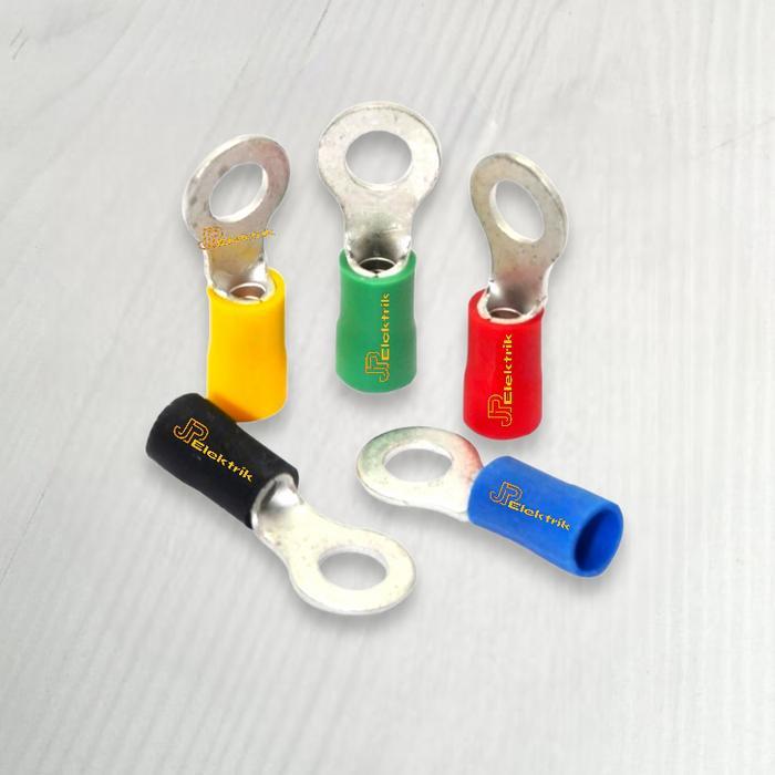 Kabel Skun Ring Rf 5.5 - 10 Skun Cl Ring Isolasi Skun Kabel 4Mm - 6Mm M10 Tembaga