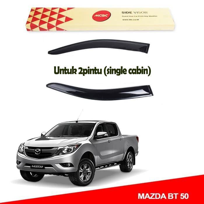 Ready MAZDA BT-50 TALANG AIR 2 Pintu( SIDE VISOR ) AKSESORIS / VARIASI MOBIL