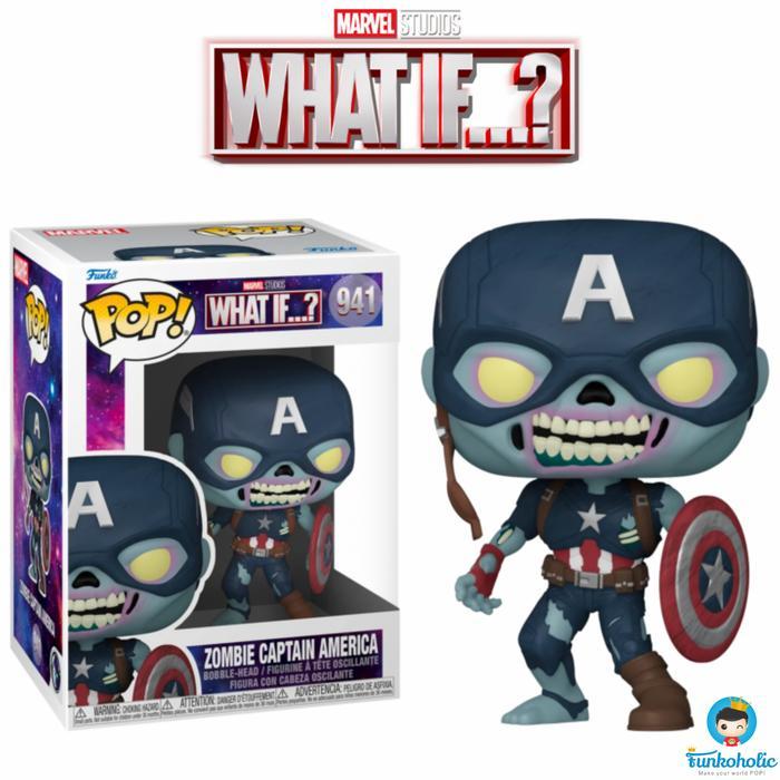 Funko Pop Marvel What If...? - Zombie Captain America #941