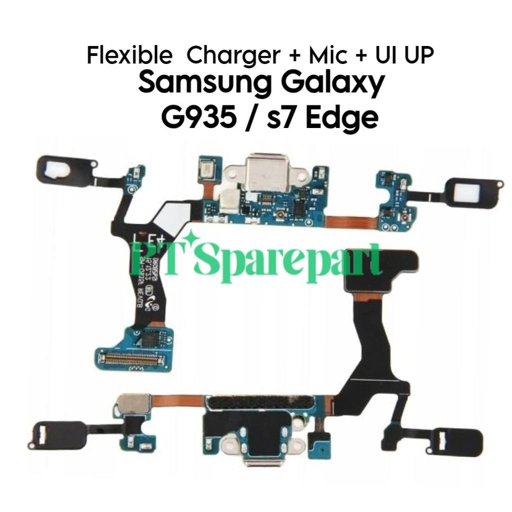 Flexible Konektor PCB Charger Mic + UI UP Samsung Galaxy S7 Edge / G935 / SM-G935F.