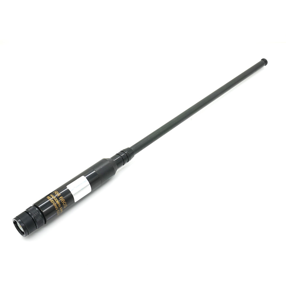 RH-660S Telescopic BNC 144/430MHz Dual Band Antenna RH660S for IC-V8 IC-V80 IC-V82 Walkie Talkie Ham
