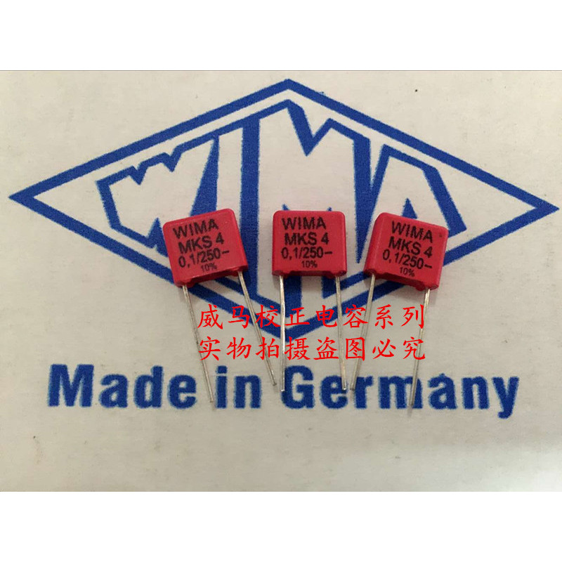 2020 Hot Sale 10Pcs/20Pcs Germany Wima Capacitor Mks4 250V 0.1Uf 250V 104 100N P: 7.5Mm Audio