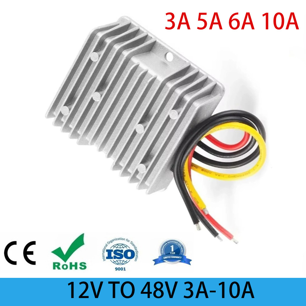 12V 24V TO 48V 3A 5A 6A 10A RELIABLE STEP UP DC DC CONVERTER 12VOLT TO 48VOLT BOOST MODULE VOLTAGE