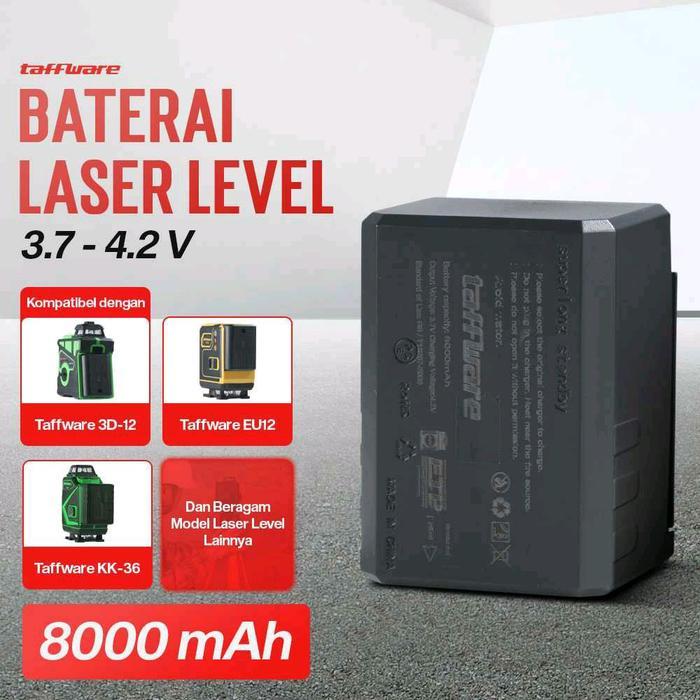 Taffware Self Leveling Baterai Laser Level Isi Ulang Rechargeable Battery