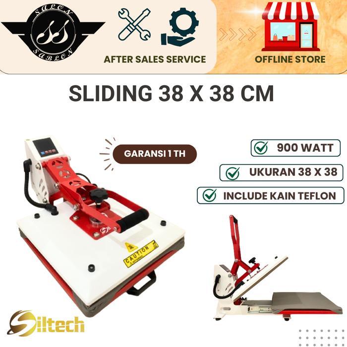 Mesin Press Kaos SLIDING 38x38CM / Heat Press Sliding 38 x 38 CM - Sliding 38x38