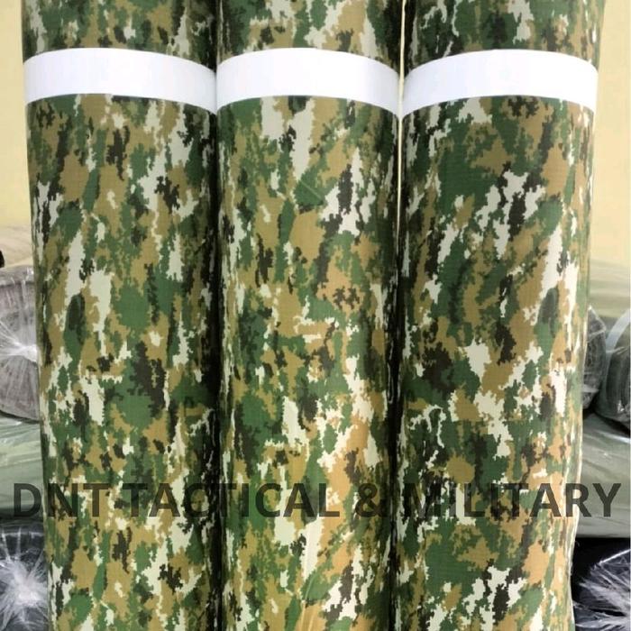 TERLARIS KAIN RIBSTOP TR LORENG SAGE GREEN TNI TERBARU 2025 0,5 METER READY STOCK