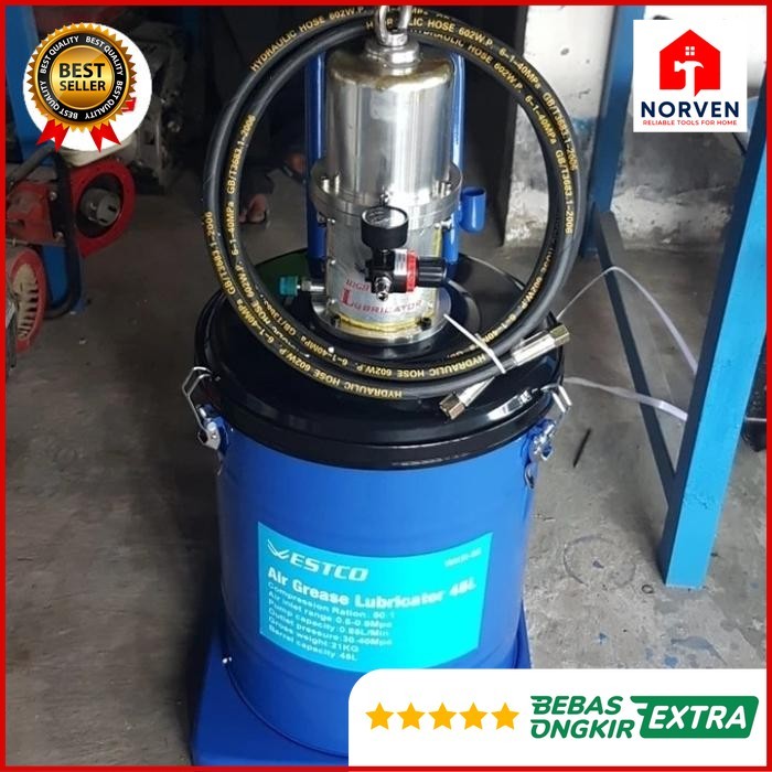 Westco air grease pump WKR 55 - Pompa Gemuk - Pompa stempet angin