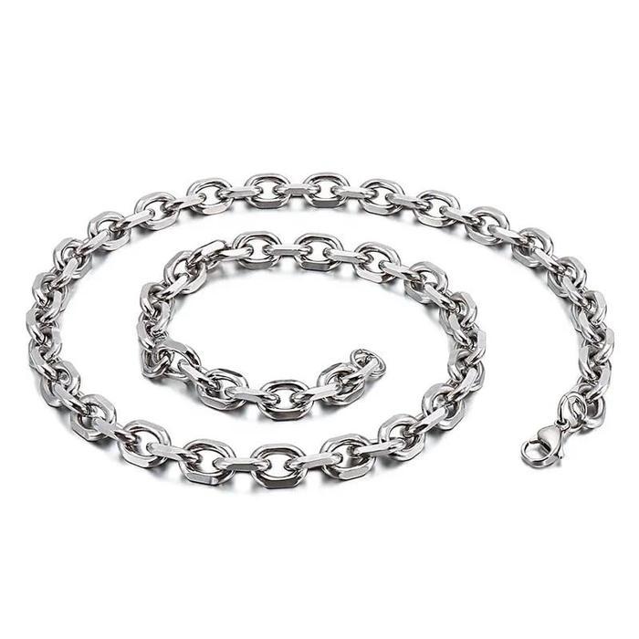 kalung rantai jefri nichol titanium asli Pria
