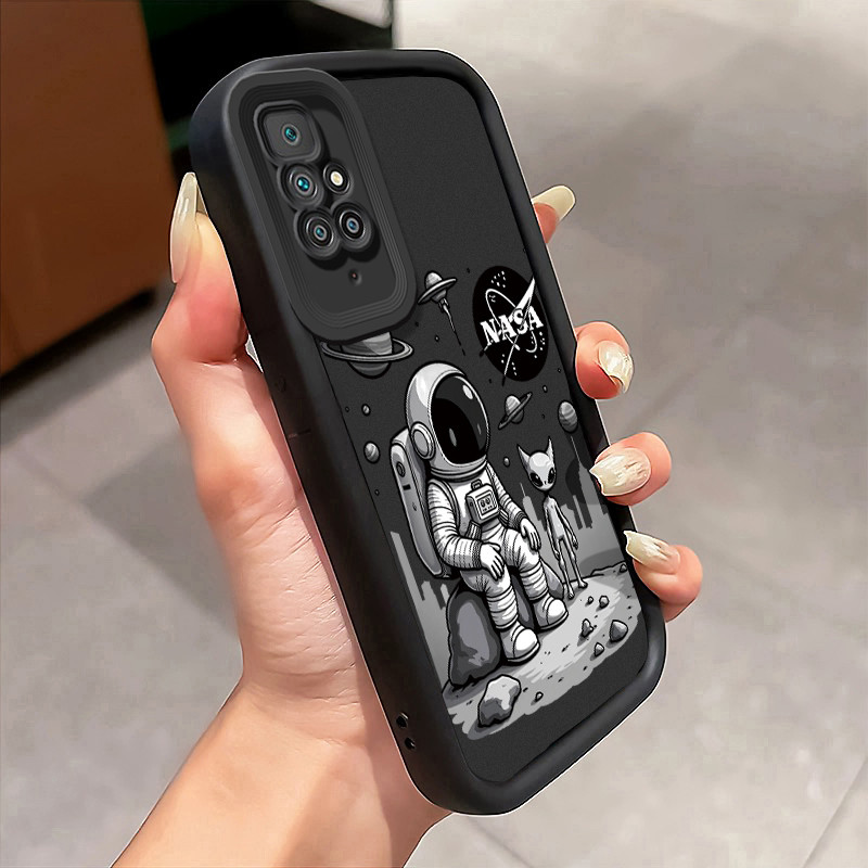 Casing Hp untuk Xiaomi Redmi 10 10 Prime 10C 10 POWER POCO C40 Case Makhluk luar angkasa dan astrono