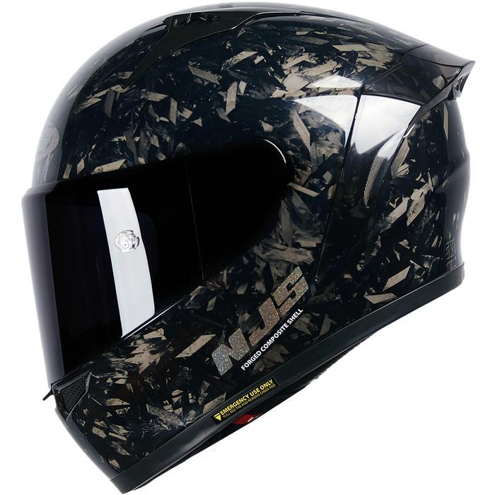 NJS ZX-1R CARBON FORGED Gloss/Doff Helm Full Face