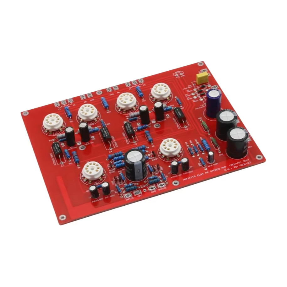 HiFi EL84+ECF80 Stereo Push Pull Amplifier Board Classic Tube Power Amp Board Kit