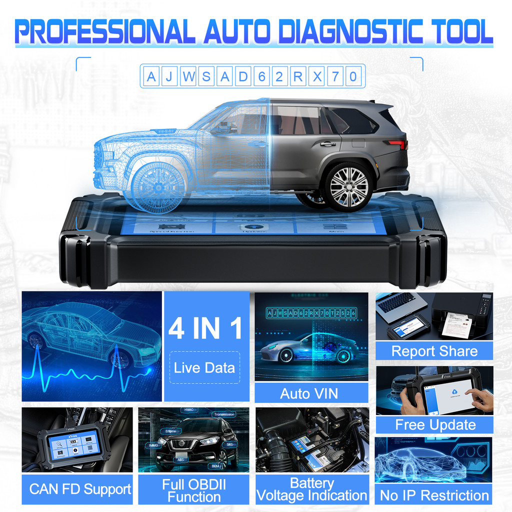 XTOOL InPlus IP500 For Buick/Chevrolet/Cadillac/GMC OBD2 Scanner Full Systems OBD2 Automotive