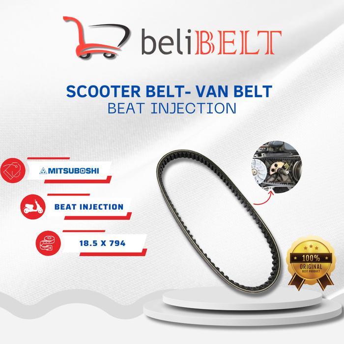 BEAT FI, SCOOPY FI, SPACY FI, V-BELT VANBELT MITSUBOSHI FANBELT SCOOTER BELT