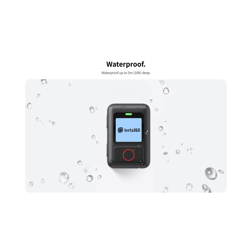 Insta360 One X5X4X3/X2/RS/R/Go 3 GPS Smart Wifi Waterproof Remote Control for Action Camera VR