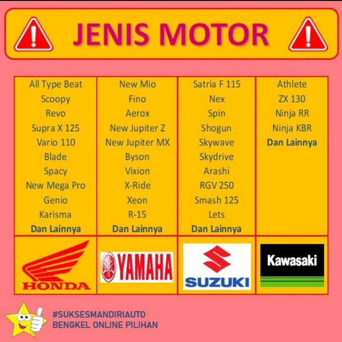 Aki Accu Kering GS Motor Honda beat Scoopy Vario 110 Yamaha