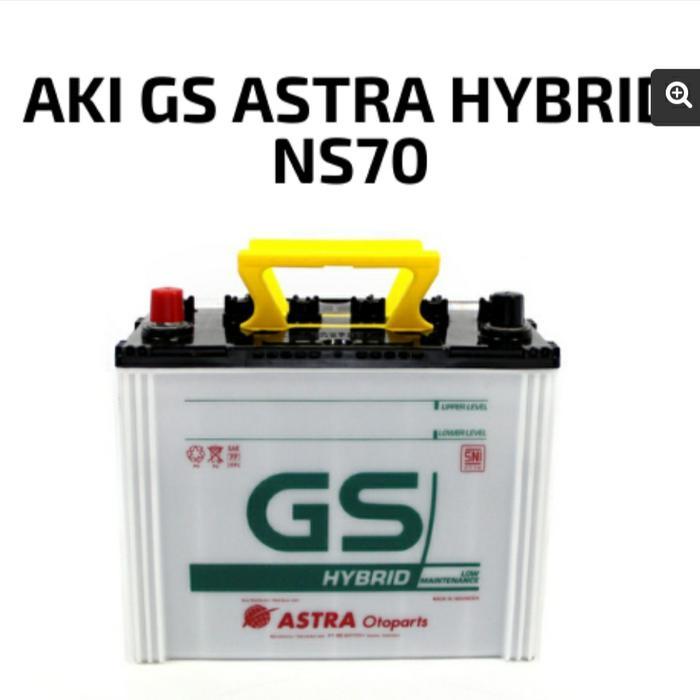 GS ASTRA AKI MOBIL KIJANG FUSO DYNA GS ASTRA PREMIUM NS70 12v 65Ah Aki Truk Battery 65AH