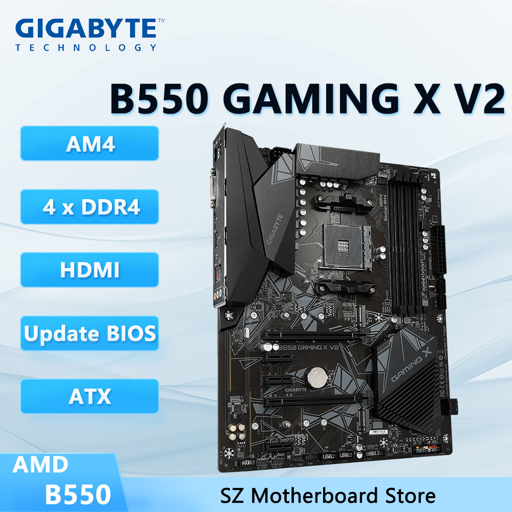 GIGABYTE B550 GAMING X V2 motherboard AMD B550 AM4 memoria ram ddr4 CPU compatible Ryzen 7 5800X3D 5