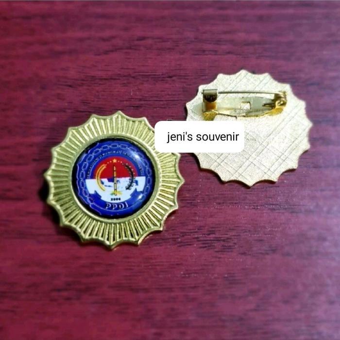 Pin Ppdi Perangkat Desa Model Matahari-Pin Ppdi Elegan Magnet