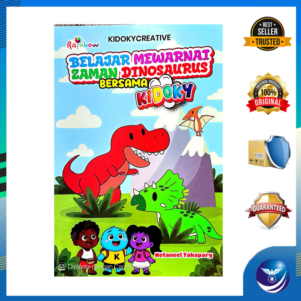 Penerbit Andi - Belajar Mewarnai Zaman Dinosaurus Bersama Kidoky