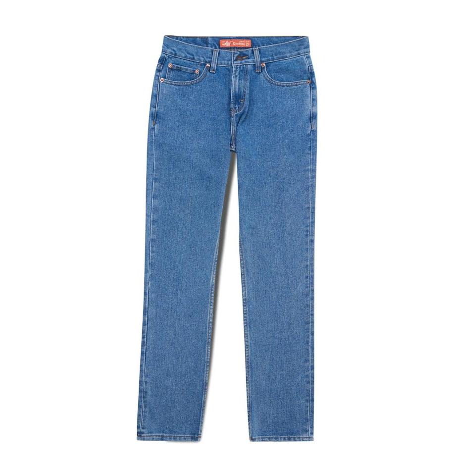 Yuliast - LEA 603 - Slim Fit BASIC Series Light Indigo 12,75 Oz 603822399
