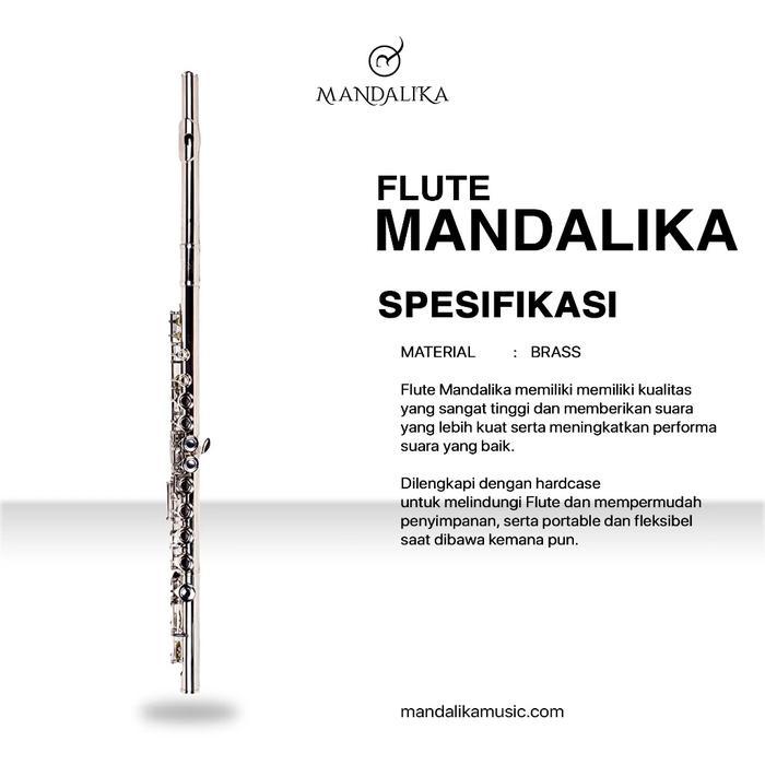 FLUTE MANDALIKA SILVER FULLSET INCLUDE HARDCASE