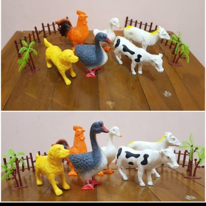 Mainan Set Hewan Ternak Besar - Binatang Unggas Figure Farm Animal