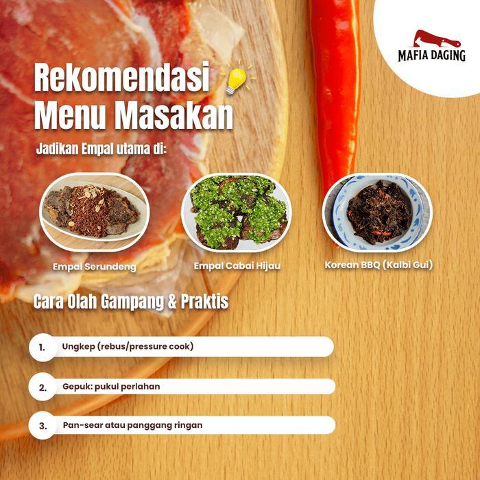 TERLARIS [Mafia Daging] Daging Sapi Empal Empuk / Daging Gepuk 1 kg