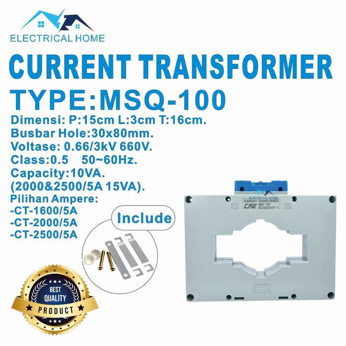 Current Transformer CT MSQ-100 CT-1600/5A CT-2000/5A CT-2500/5A