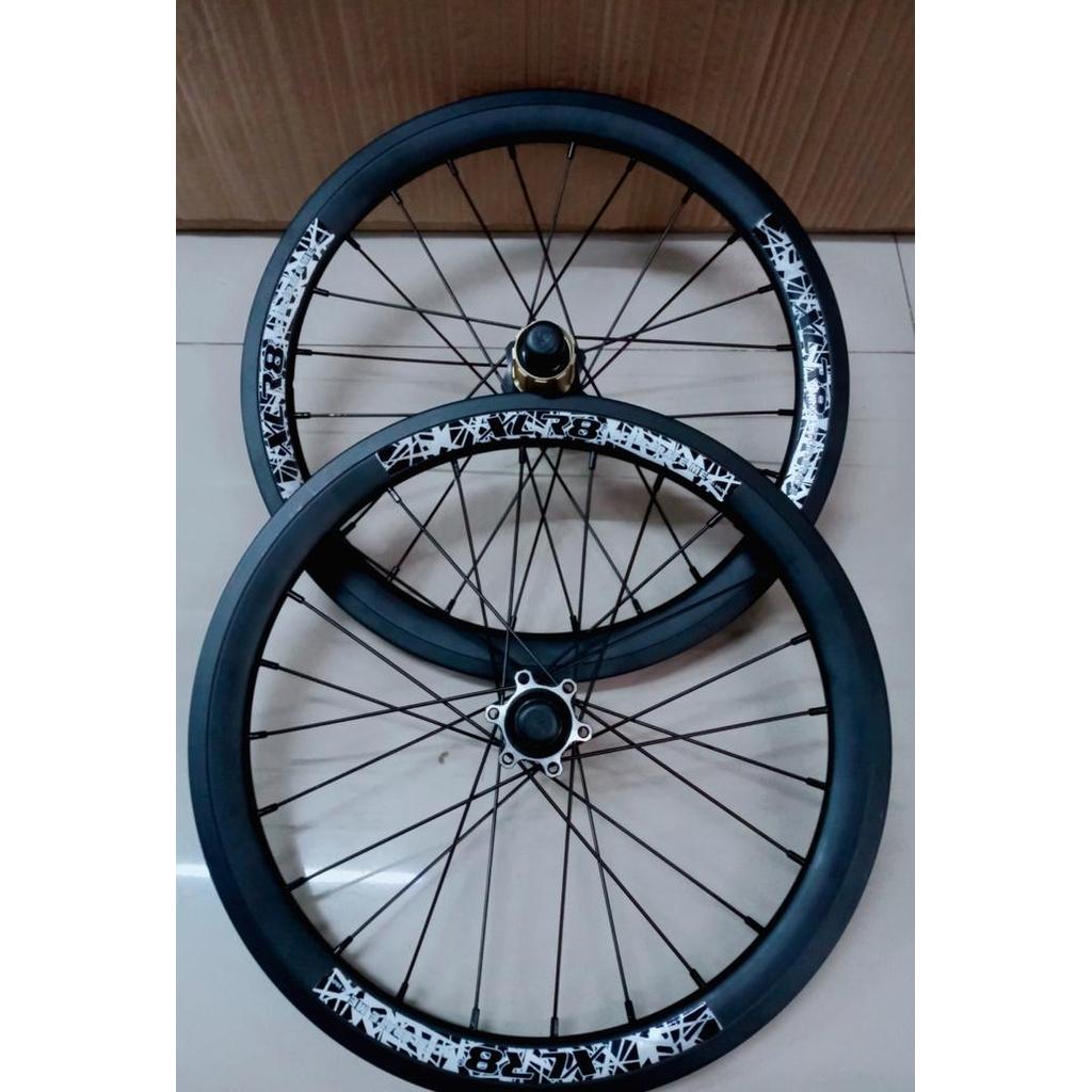 TERBARU Wheelset Folding XLR8 16 inch 349 Disc brake 16 plus