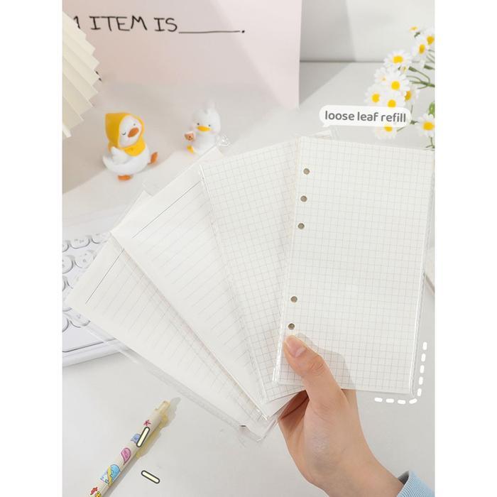Refill Kertas/Notebook refill Line & Blank KERTAS ISI BINDER A5/B5 LOOSE LEAF 6/20/26 LUBANG 6